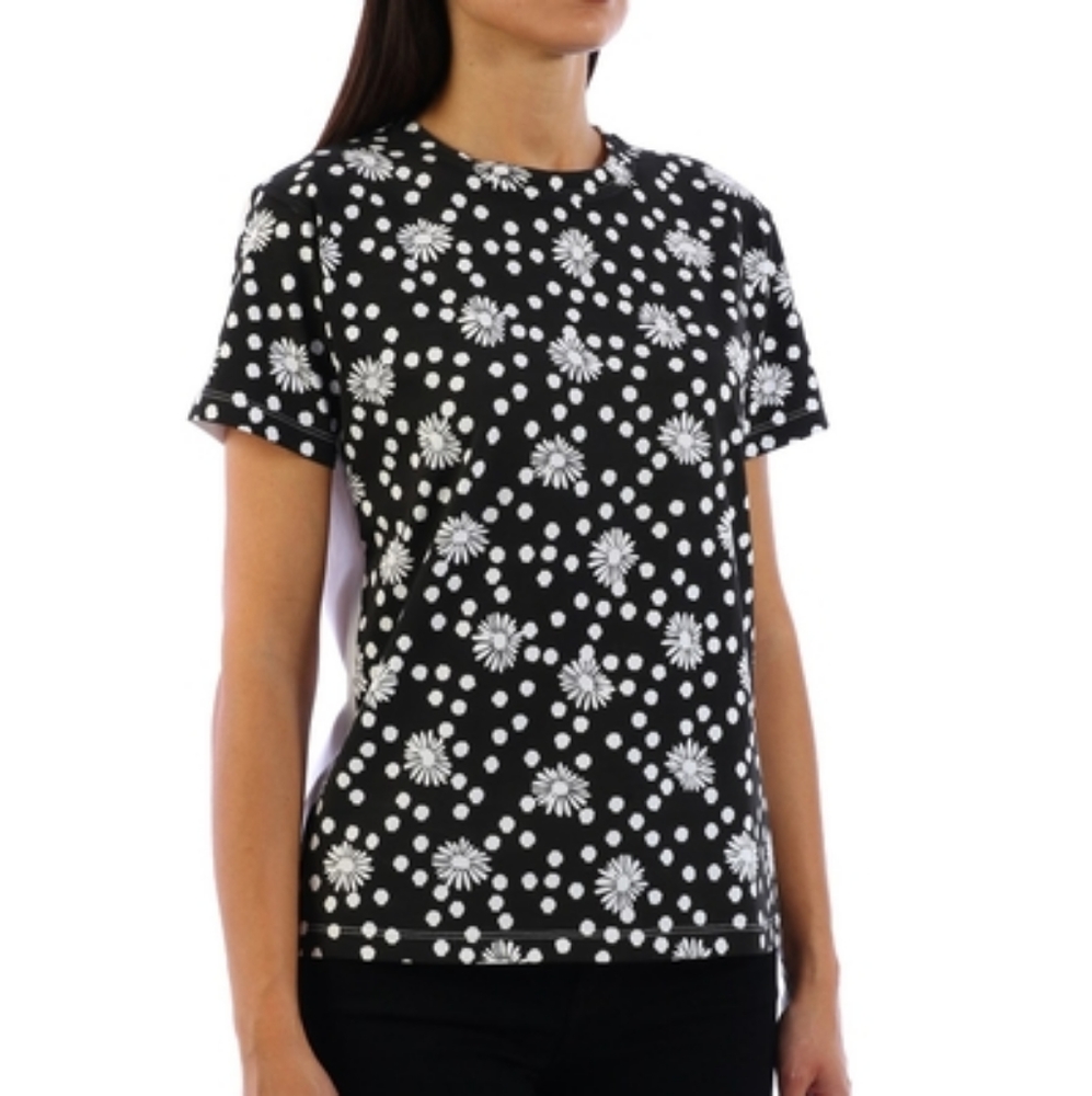 Emanuel Ungaro T-shirt with Flowers 42/8 NWT